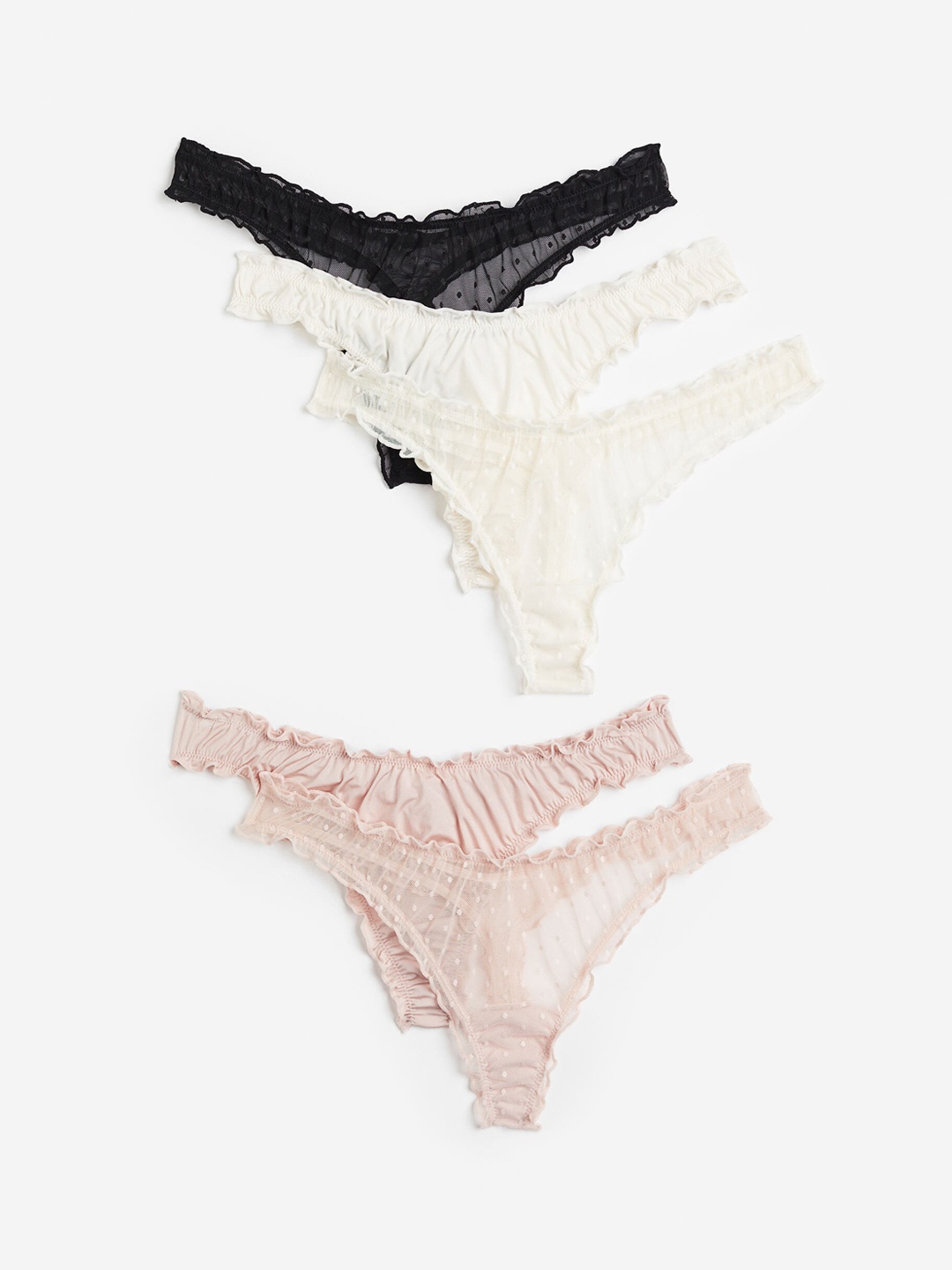 

H&M 5-Pack Thong Briefs, Pink