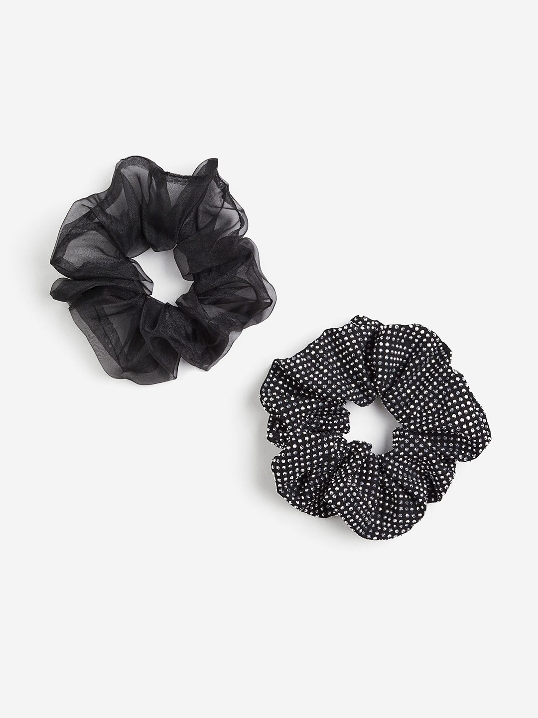 

H&M 2-Pack Scrunchies, Black