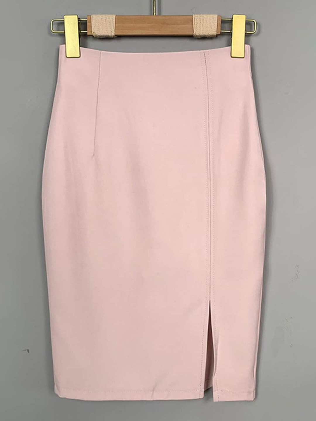 

LULU & SKY Pencil Midi Skirt, Pink