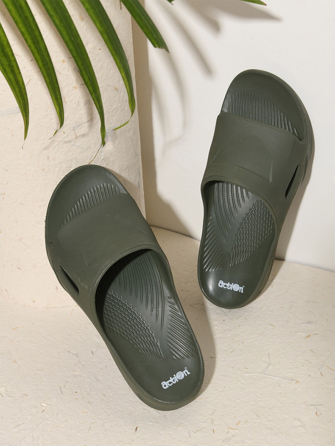 Action Men Lightweight Sliders, Olive