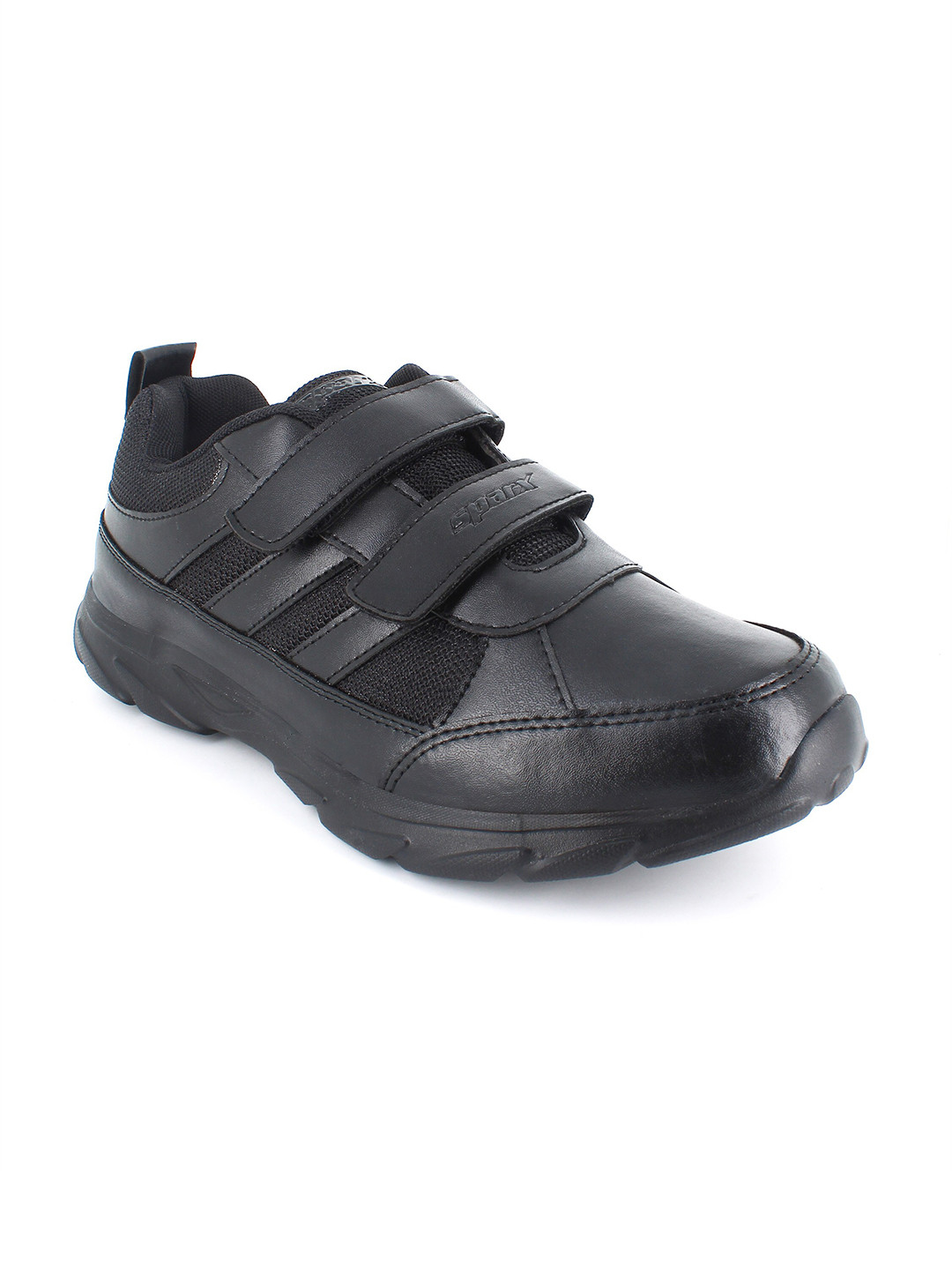 

Sparx Kids Textured Comfort Insole School Sneakers, Black