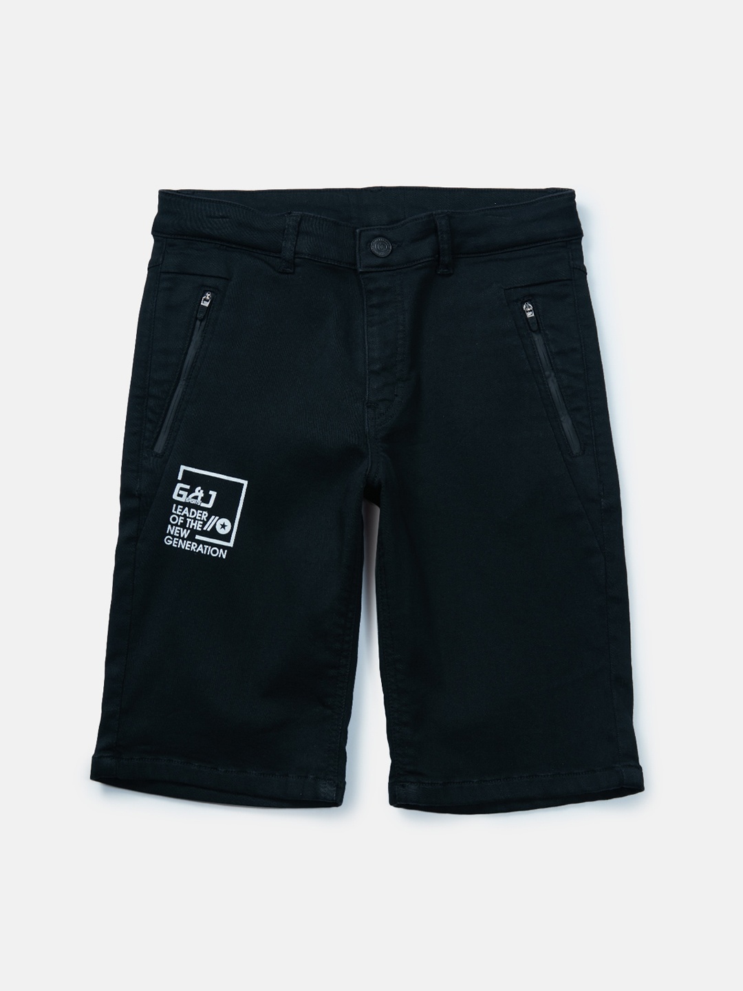 

Gini and Jony Boys Denim Shorts, Black