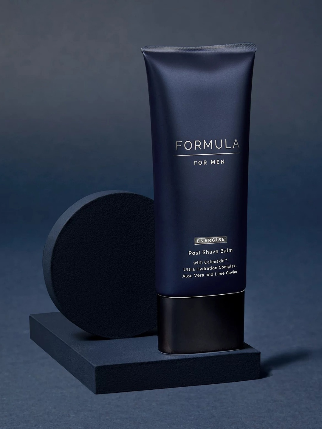 

Marks & Spencer Formula Energise Post Shave Balm with Aloevera & Lime Caviar - 100 ml, Navy blue