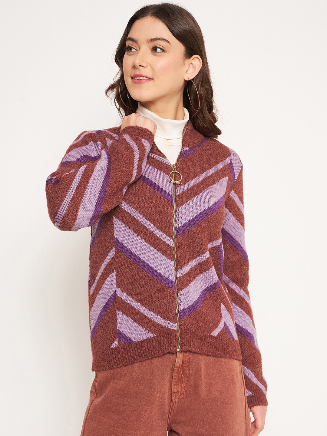 

Madame Women Coffee Brown Fashion