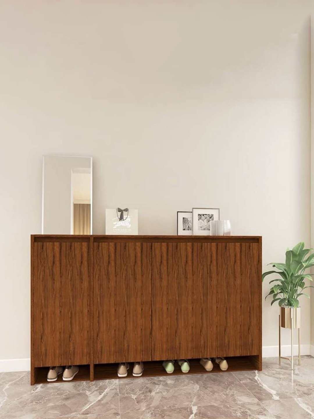 

Jaamso Royals Brown Wooden Self Adhesive Waterproof Wallpaper