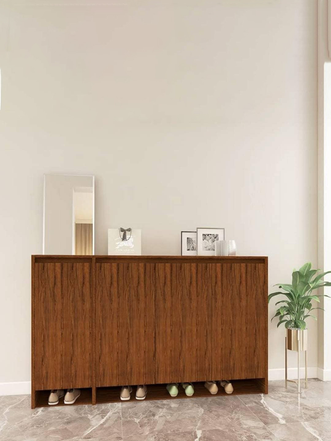 

Jaamso Royals Brown Wooden Design Self Adhesive Water Proof Wallpaper