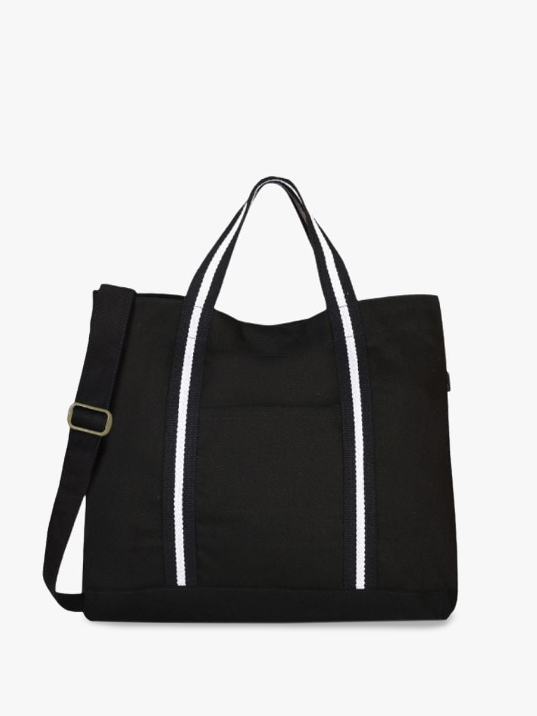 EcoRight Pure Cotton Oversized Tote Bag Up to 16 inch, Black
