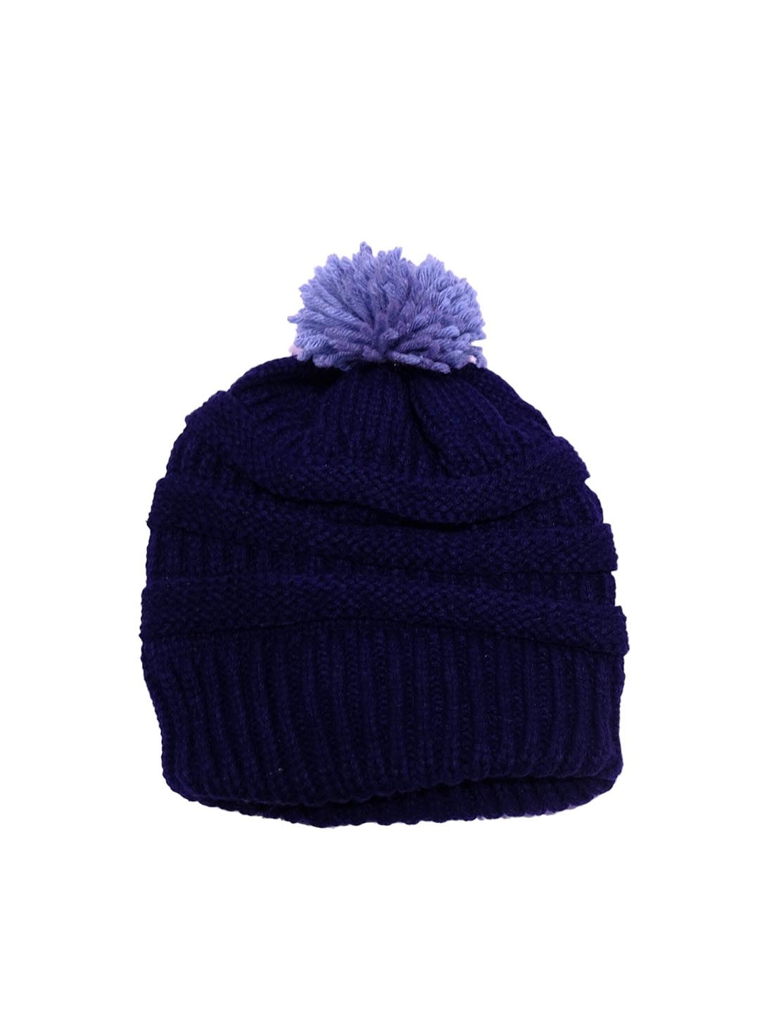 

TIPY TIPY TAP Kids Self Design Woollen Beanie, Blue