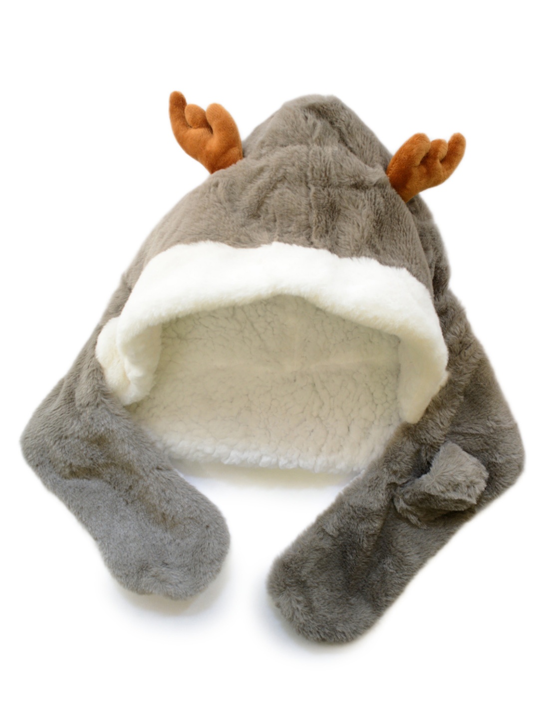 

TIPY TIPY TAP Kids Self Design Woollen Beanie, Grey