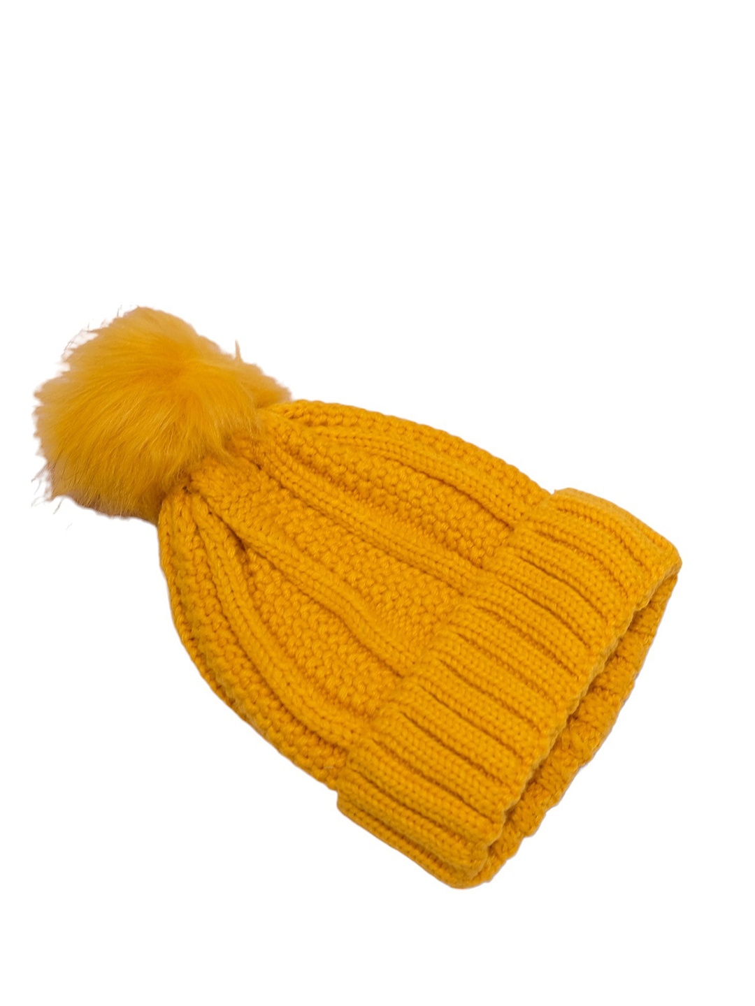 

TIPY TIPY TAP Kids Self Design Woollen Beanie, Yellow