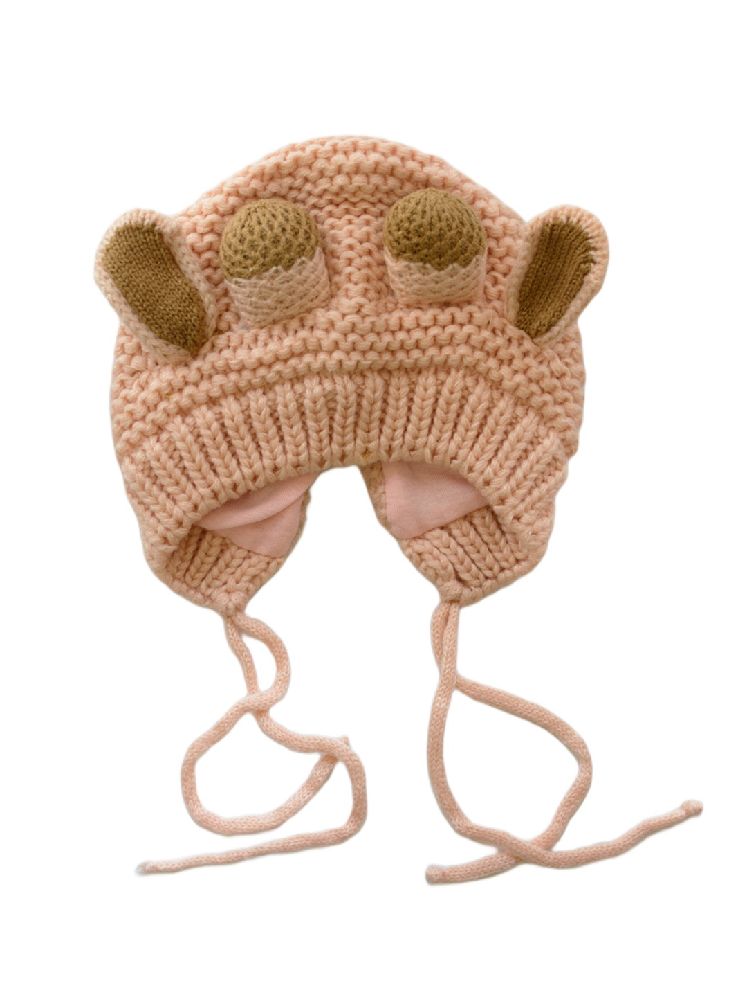 

TIPY TIPY TAP Kids Self Design Beanie, Beige