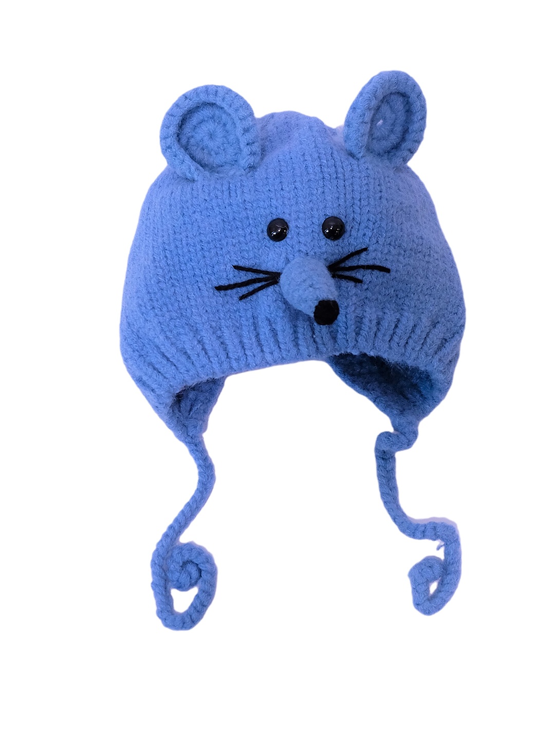 

TIPY TIPY TAP Kids Self Design Woollen Beanie, Blue