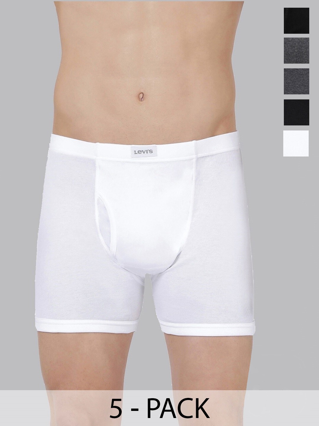 

Levis Pack Of 5 Pure Cotton Short Trunks, Assorted