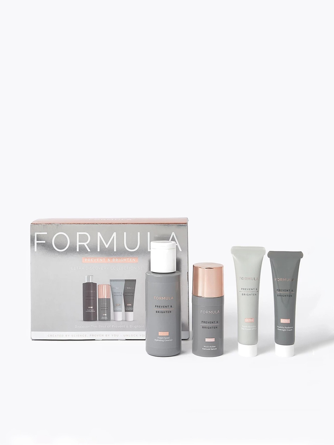 

Marks & Spencer Formula Prevent & Brighten Discovery Collection Set, Grey