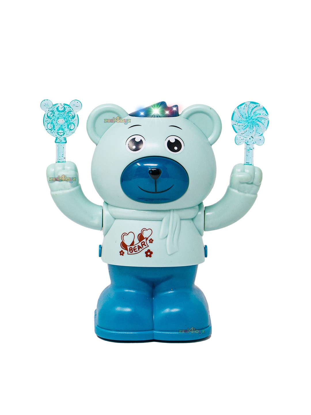 

zest 4 toyz Kids Set Of 2 Dancing Tumbling Bear With 360 Degree Swinging Arms, Coral
