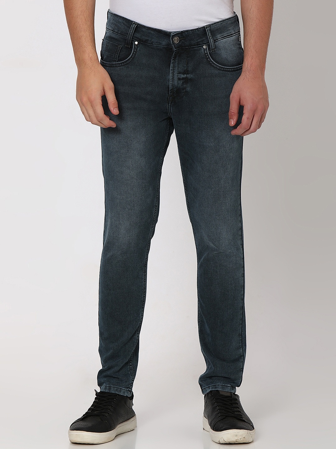 

Mufti Men Slim Fit Stretchable Jeans, Olive