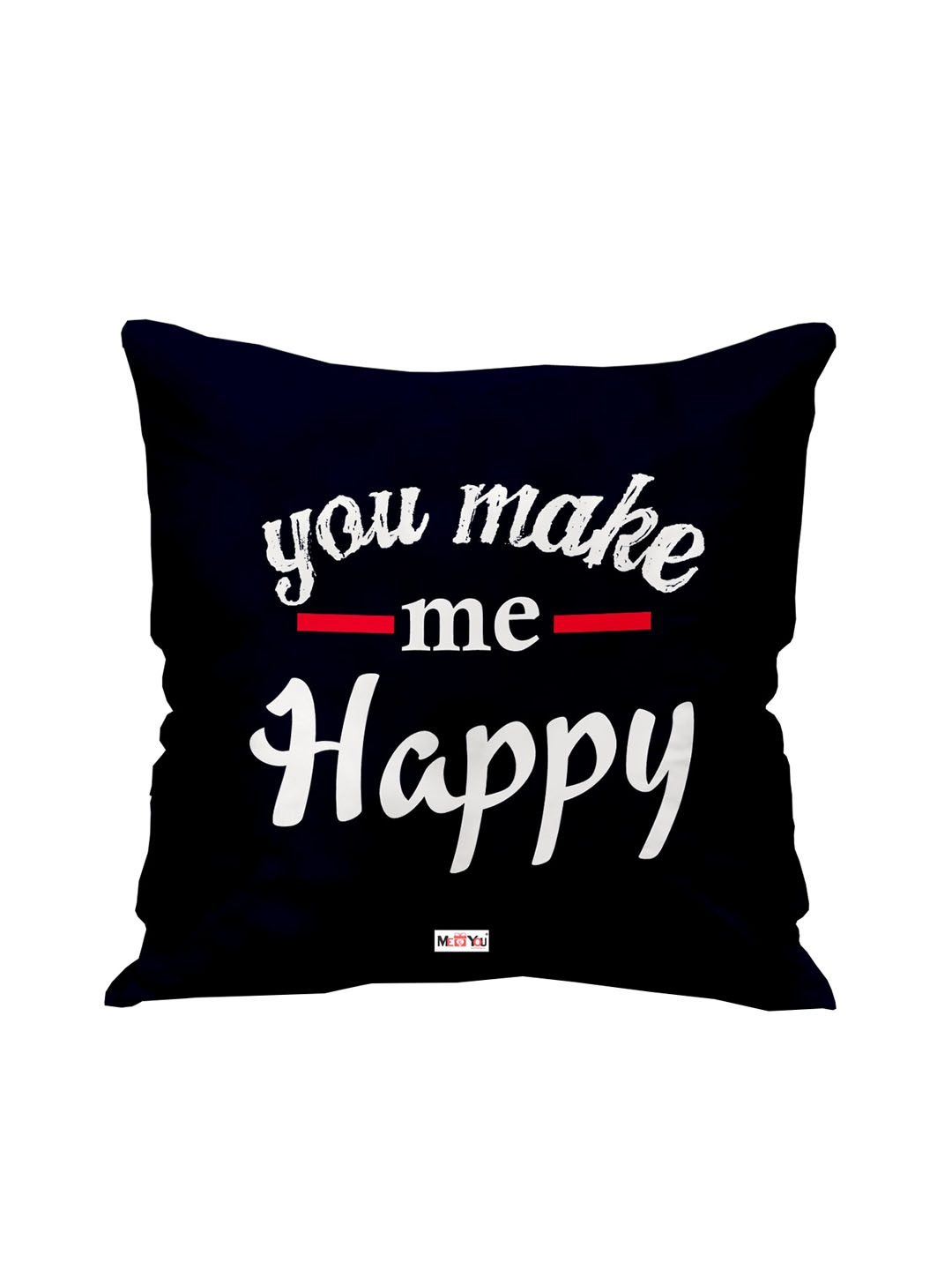 

ME & YOU Black & White Love Printed Ultra Soft Filled Cushion