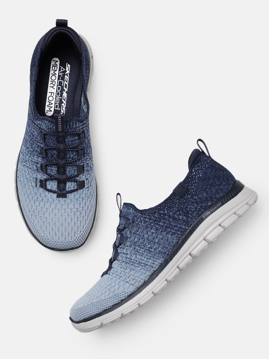 

Skechers Women Luminate Love Struck Sneakers, Navy blue