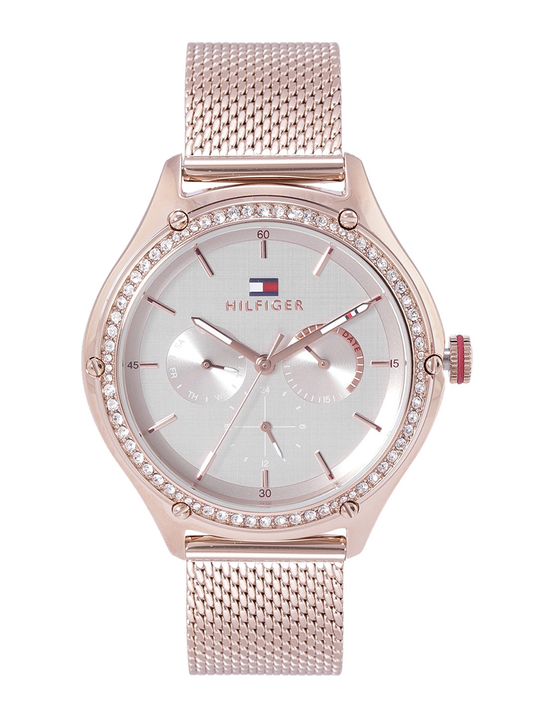 

Tommy Hilfiger Women Brass Dial Bracelet Style Straps Lexi Analogue Watch- TH1782653, Grey