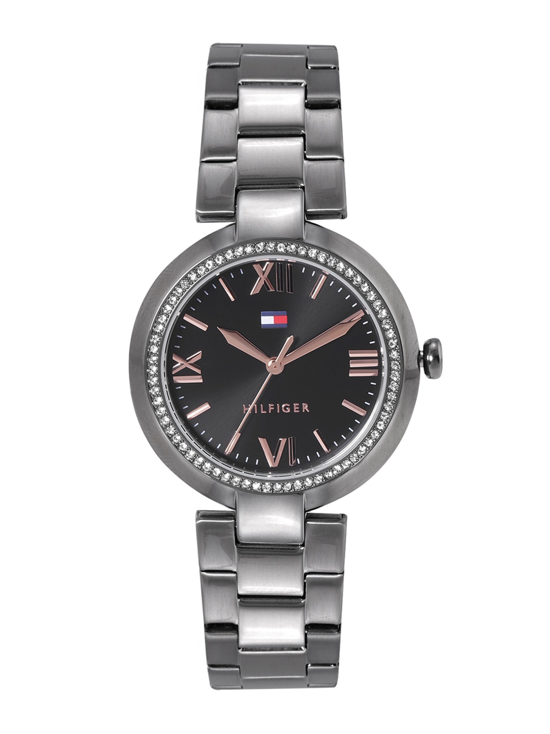 

Tommy Hilfiger Women Stainless Steel Bracelet Style Straps Alice Analogue Watch- TH1782630, Black