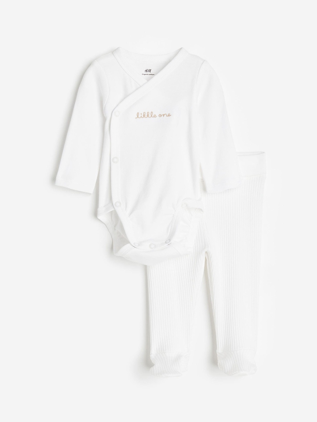 

H&M Boys 2-Piece Cotton Set, White