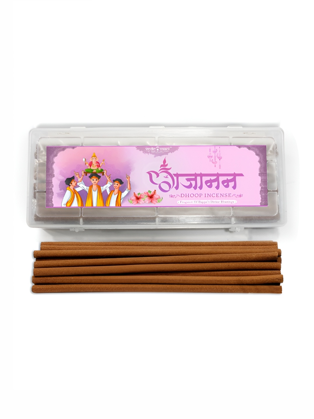 

VEDIC VAANI Brown Gajanan Divya Sugandha Dhoop Incense Sticks