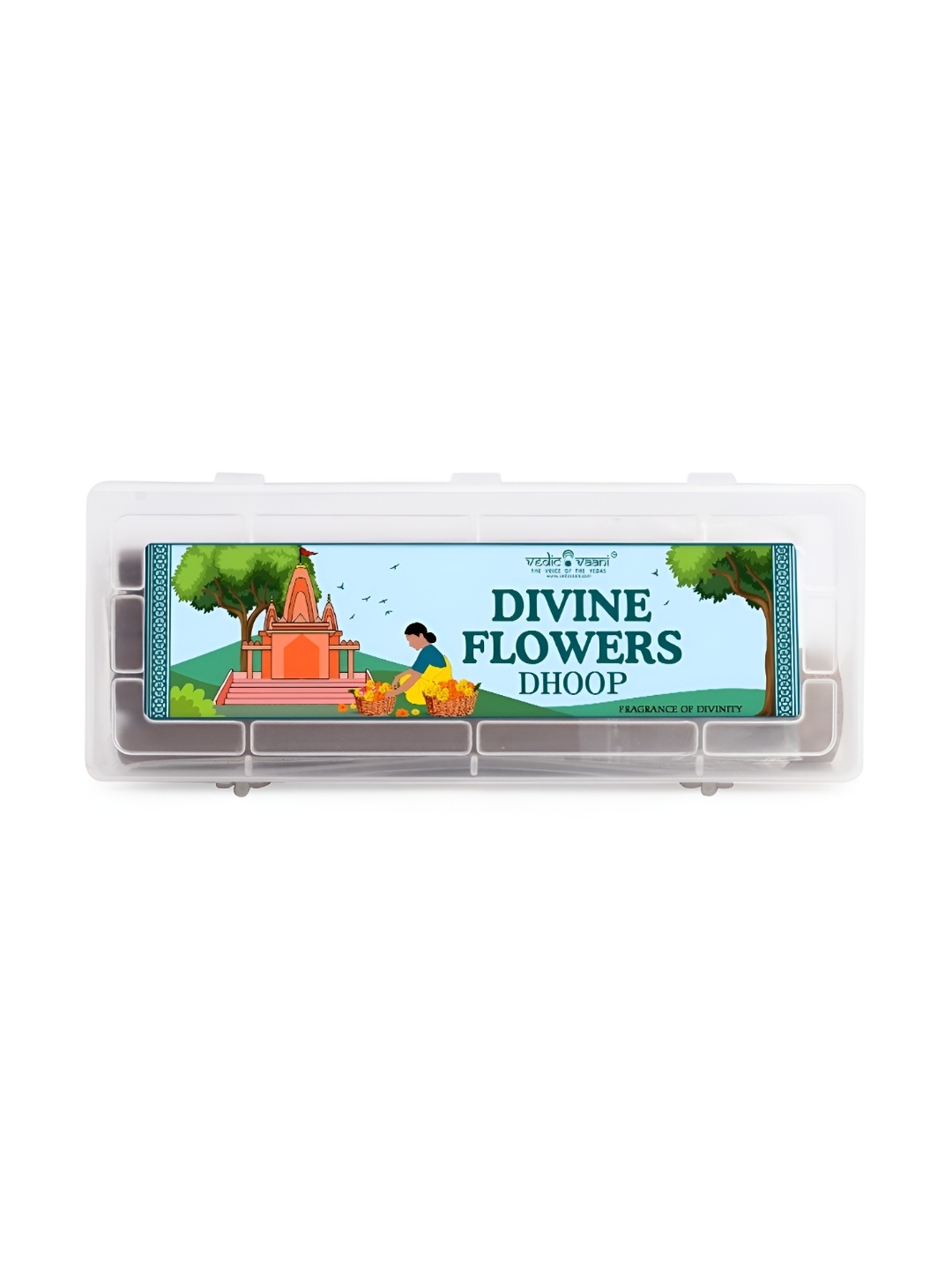 

VEDIC VAANI Brown Divine Flower Dhoop Sticks