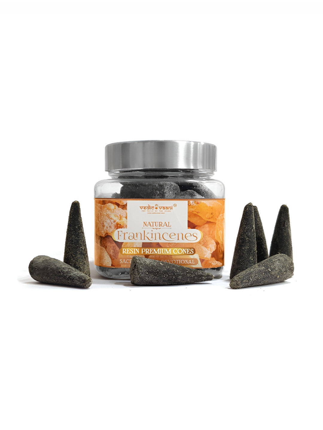

VEDIC VAANI Brown Natural Frankincense Resin Dhoop Cones