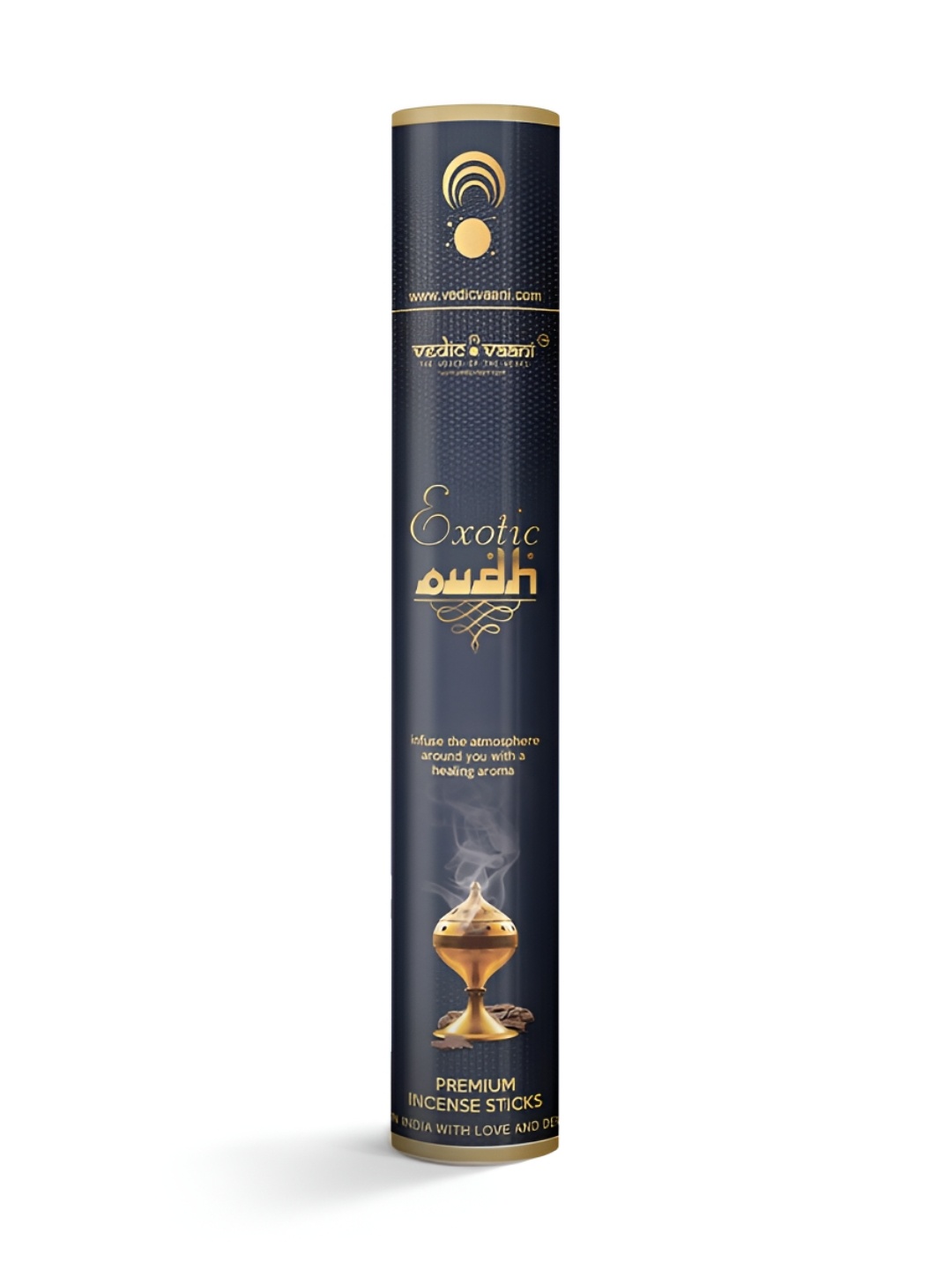 

VEDIC VAANI 4 Pieces Brown Exotic Oudh Premium Incense Sticks