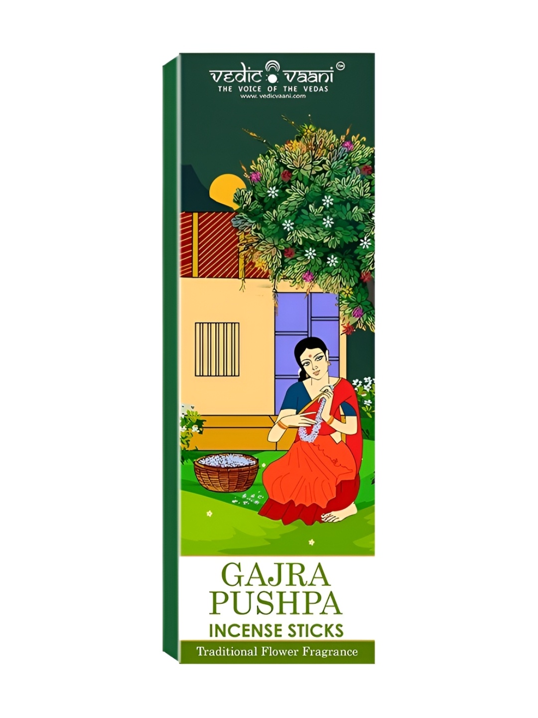 

VEDIC VAANI Brown Gajra Pushpa Incense Sticks