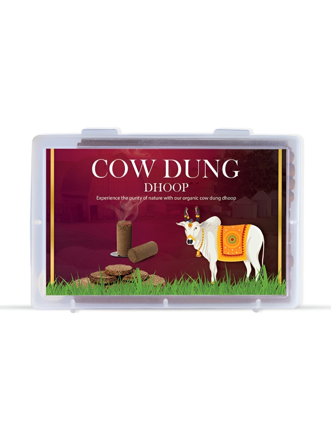 

VEDIC VAANI Brown Cow Dung Dhoop Sticks