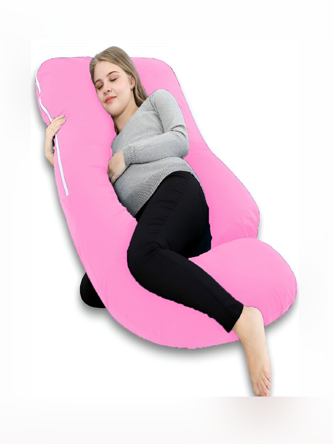 

Angel Mommy Pink Fibre Filled Faux Velvet Fashion Pillow
