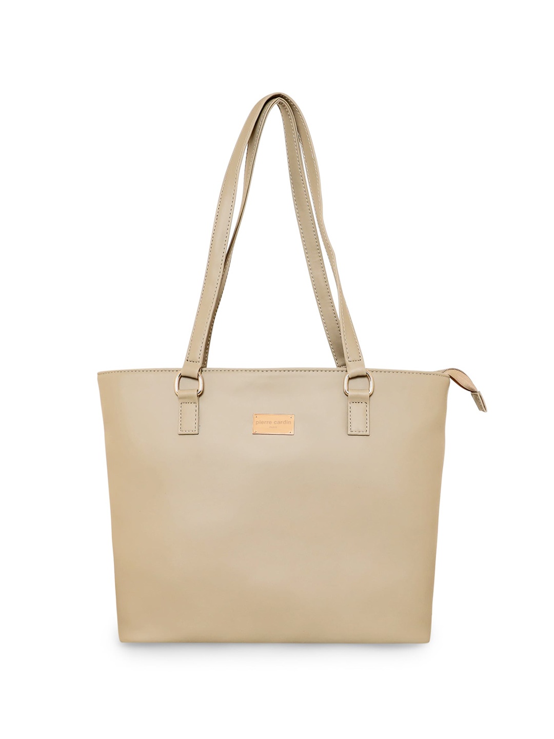 

pierre cardin Structured Shoulder Bag, Beige