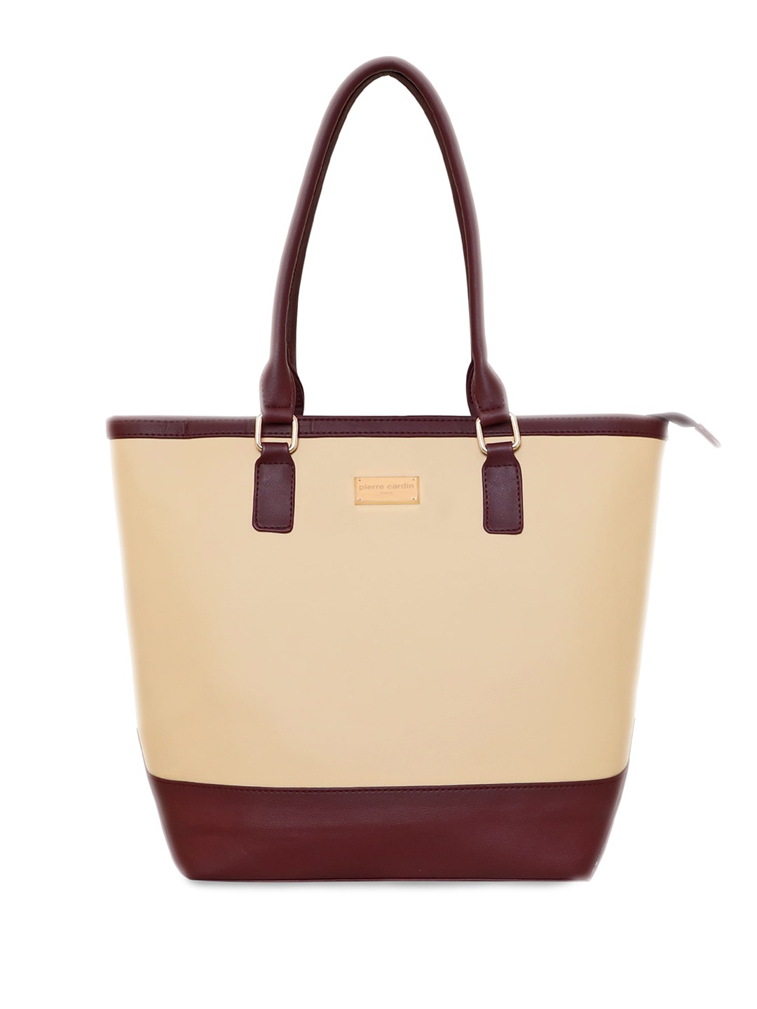 

pierre cardin Colourblocked Structured Tote Bag, Brown