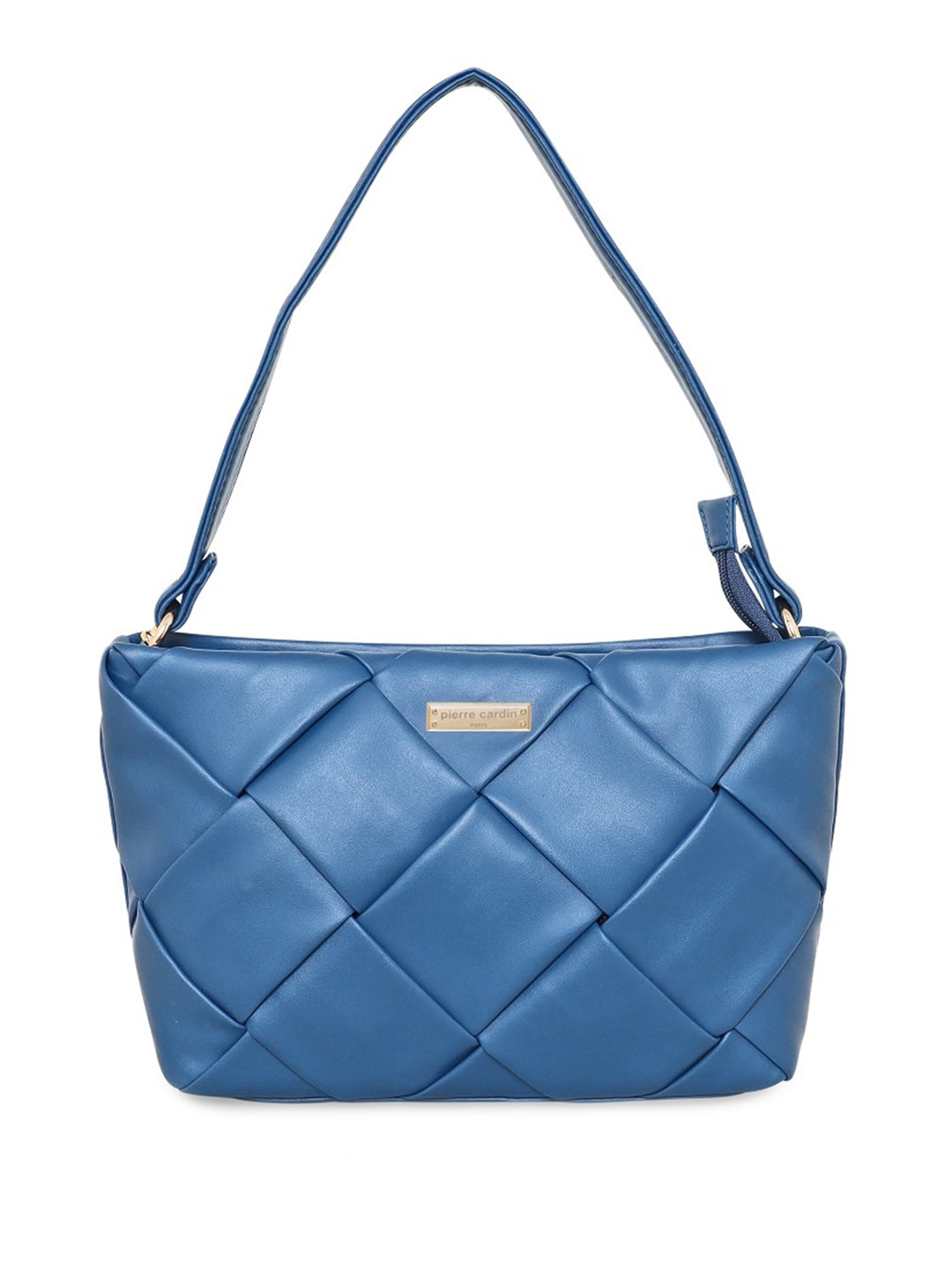 

pierre cardin Quilted Structured Shoulder Bag, Blue