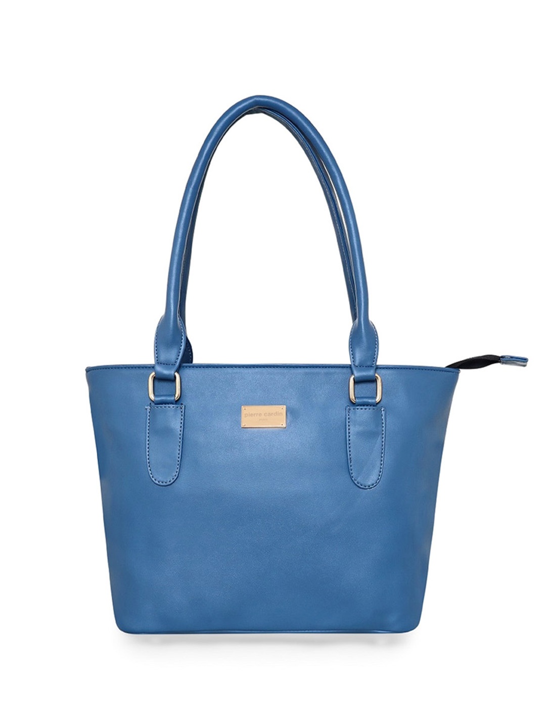 

pierre cardin Textured Structured Tote Bag, Blue