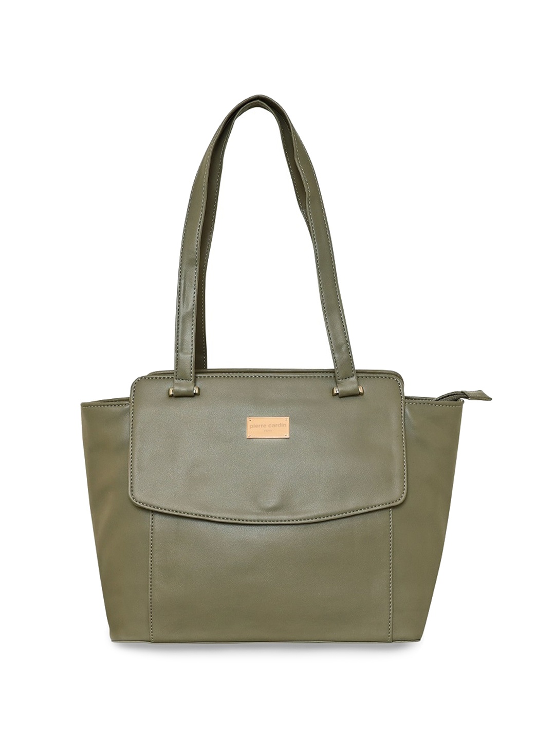 

pierre cardin PU Structured Tote Bag, Green