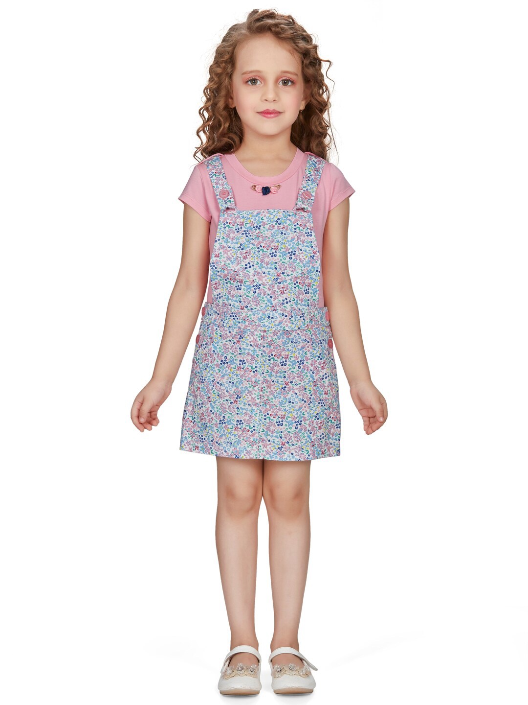 

Peppermint Pink Pinafore Dress