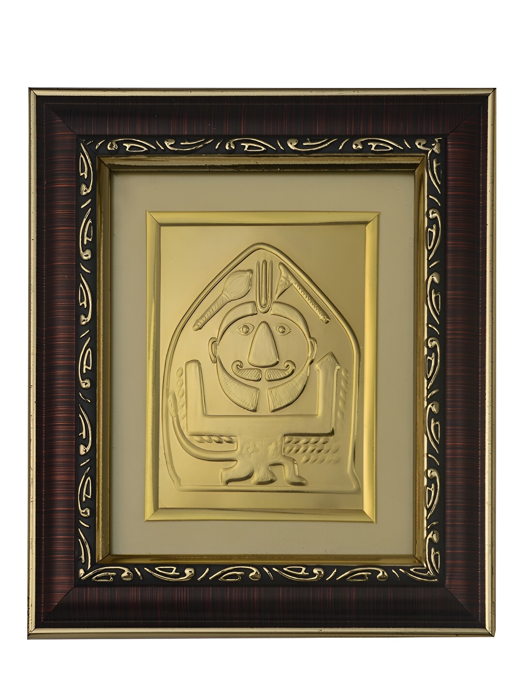 

Pray Everyday Gold-Plated & Brown Salasar Balaji MDF Wall Photo Frame