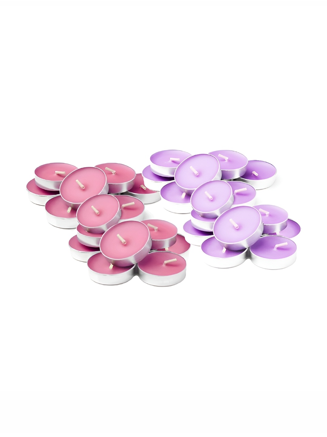 

Imvelo Green your hygiene Purple & Pink 30 Pieces Lavendar & Rose Tea Light Candles