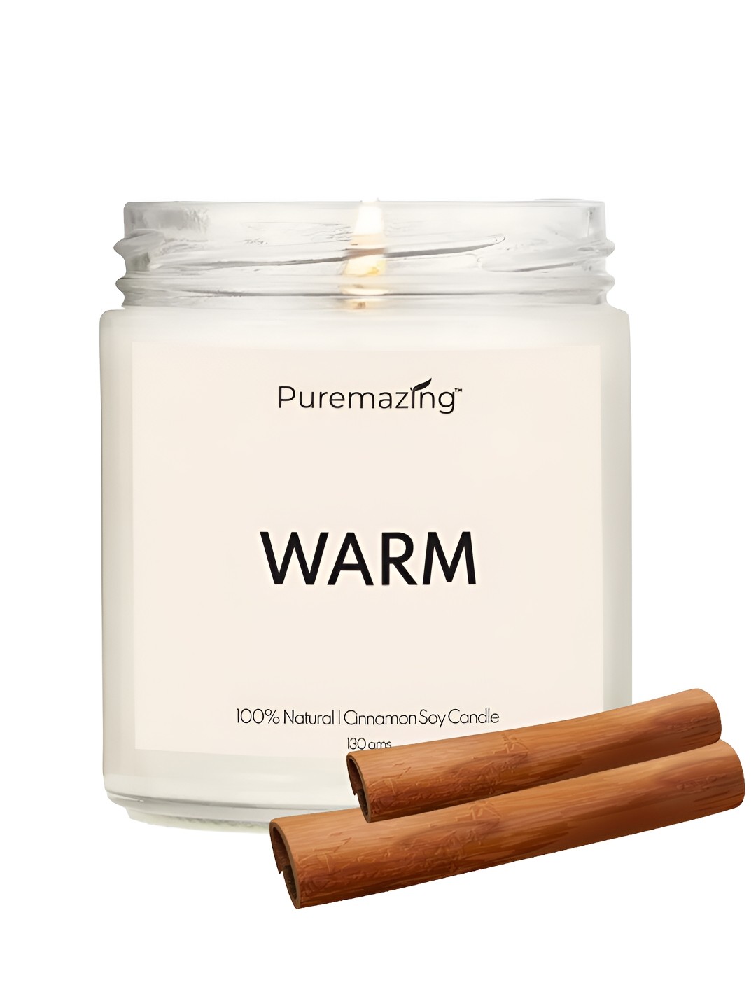 

Imvelo Green your hygiene White Cinnamon Scented Jar Candles