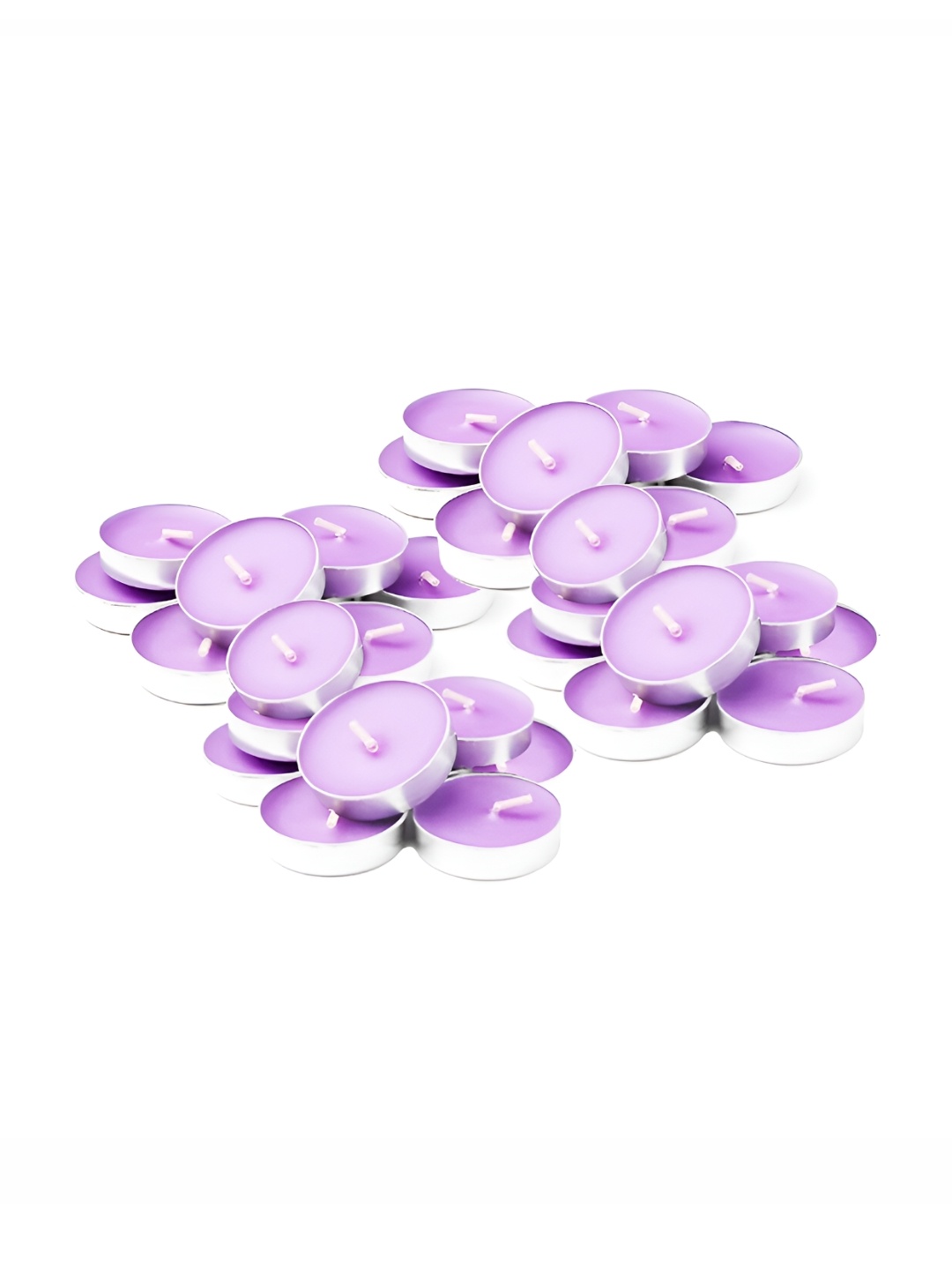 

Imvelo Green your hygiene Purple & Silver Toned 30 Pieces Lavendar Tea Light Candles
