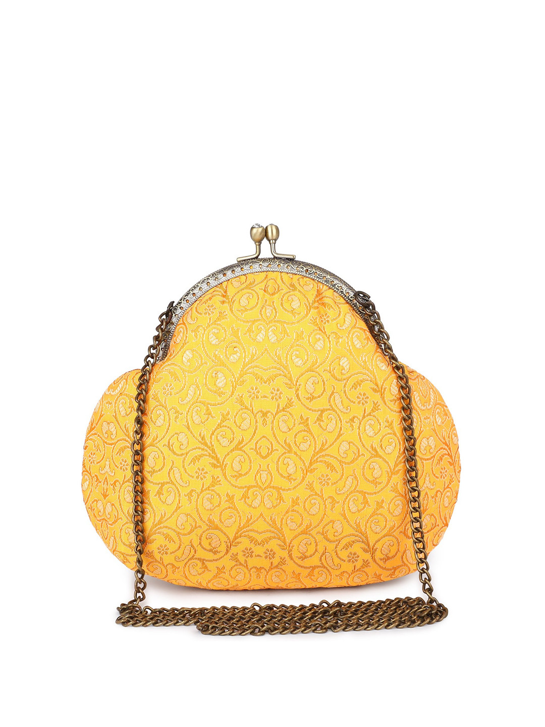 

Tarini Nirula Ethnic Motifs Woven Design Sling Bag, Yellow