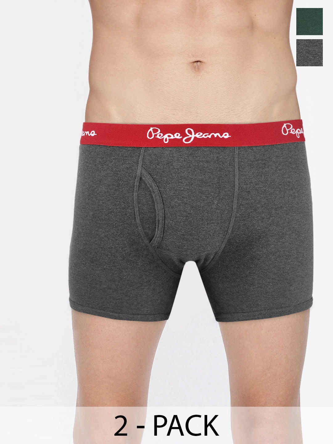 

Pepe Jeans Pack Of 2 Cotton Trunk 8937103-1-19438756-1, Charcoal