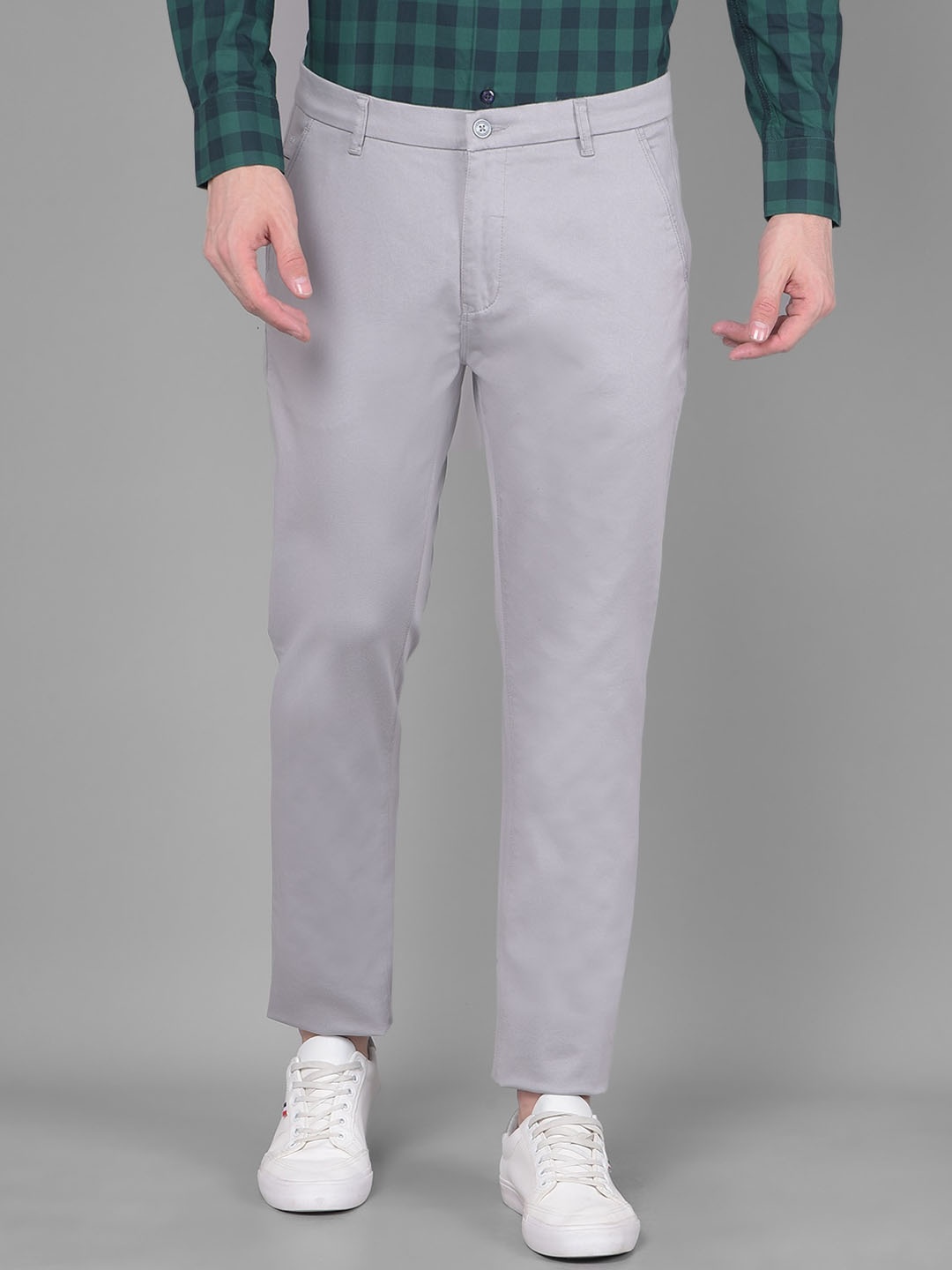 

Crimsoune Club Men Original Mid Rise Trousers, Grey