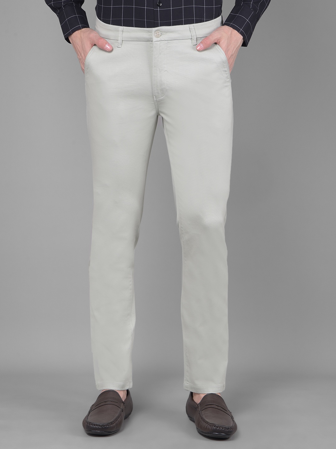 

Crimsoune Club Men Original Mid Rise Trousers, Cream