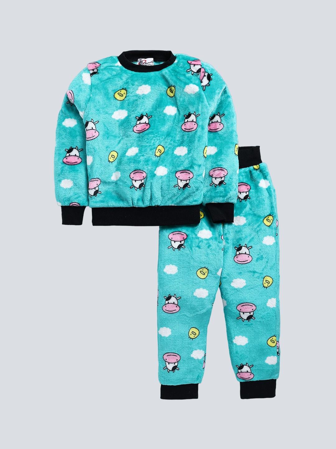 

M'andy Girls Graphic Printed Clothing Set, Green