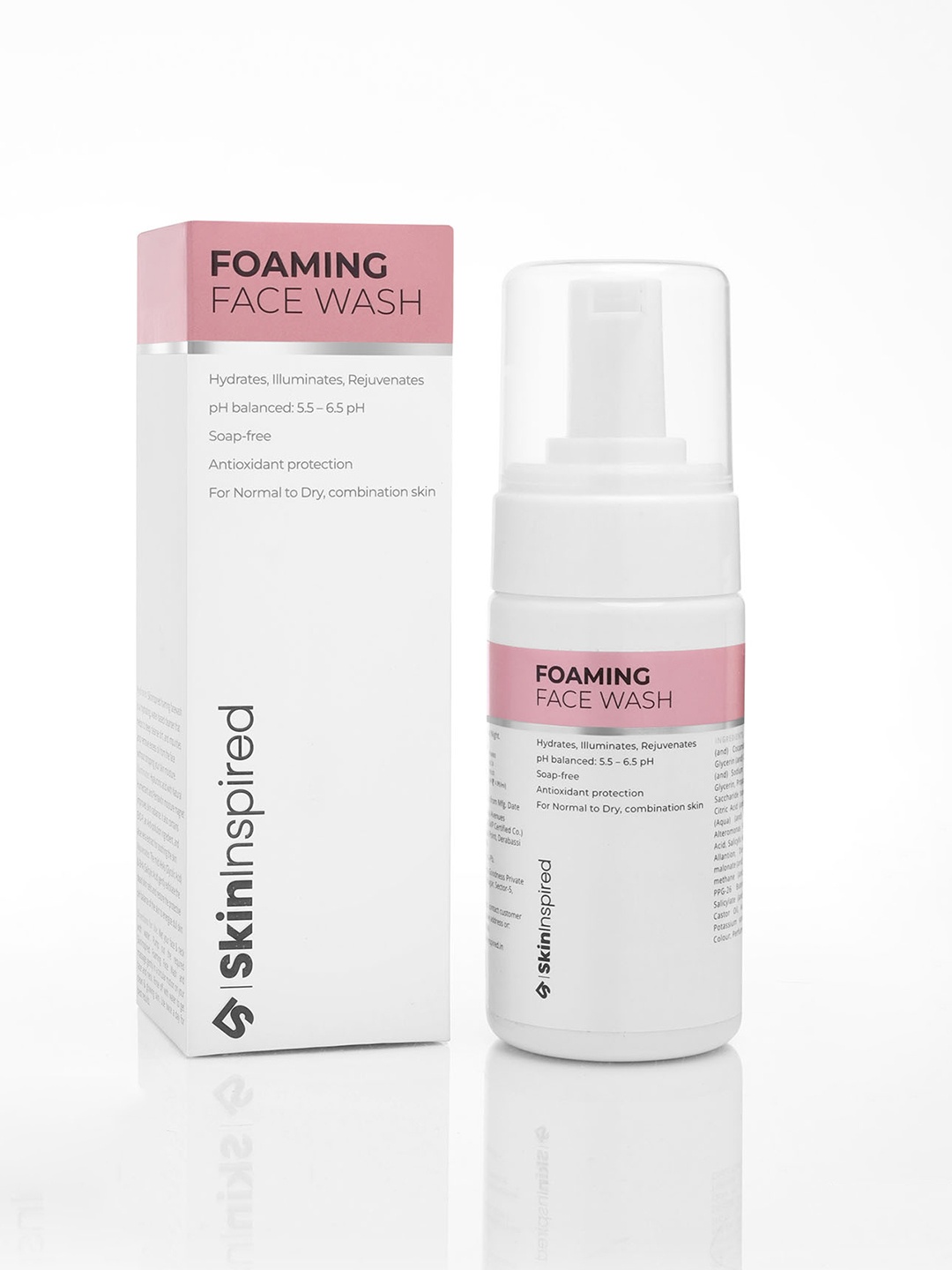 

SkinInspired Foaming Face Wash For Gentle Cleansing - 100ml, White