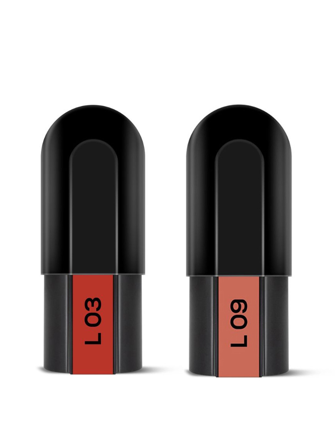 

RENEE Fab Bullet Lipstick Duo - Scarlet Salsa L03 & Tea Rose L09, Red