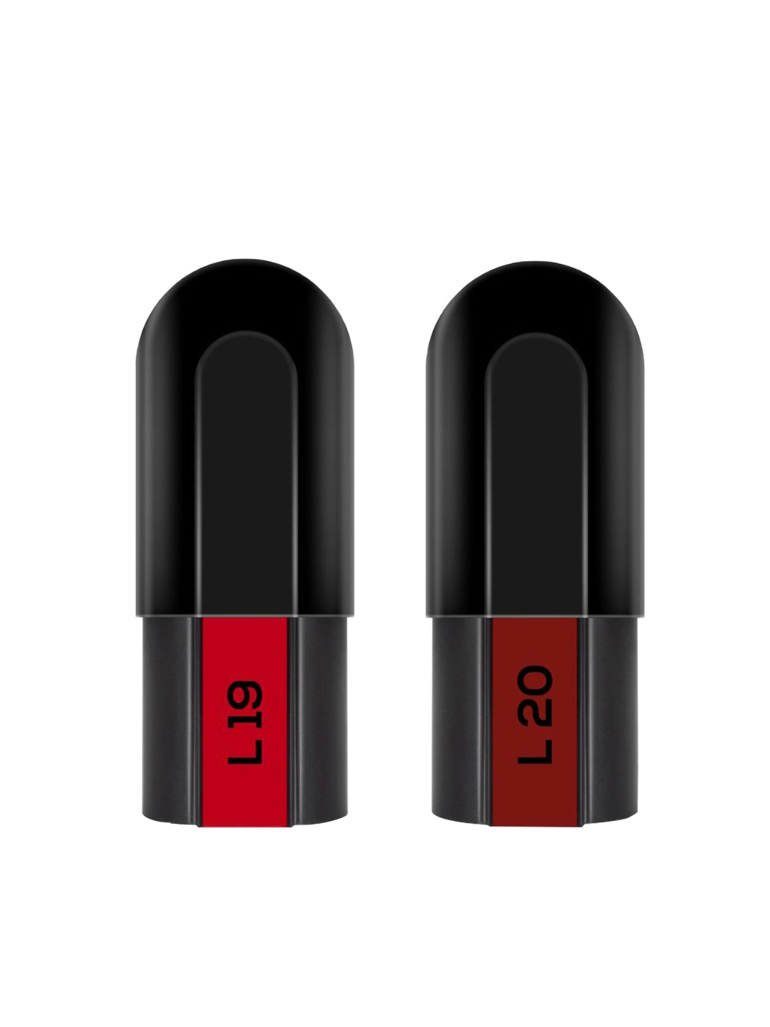 

RENEE Fab Bullet Lipstick Duo - Red Rave L20 & Royal Ruby L19, Maroon